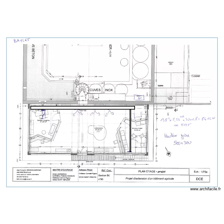 BAYLET. Plan de BAYLET. Plan de