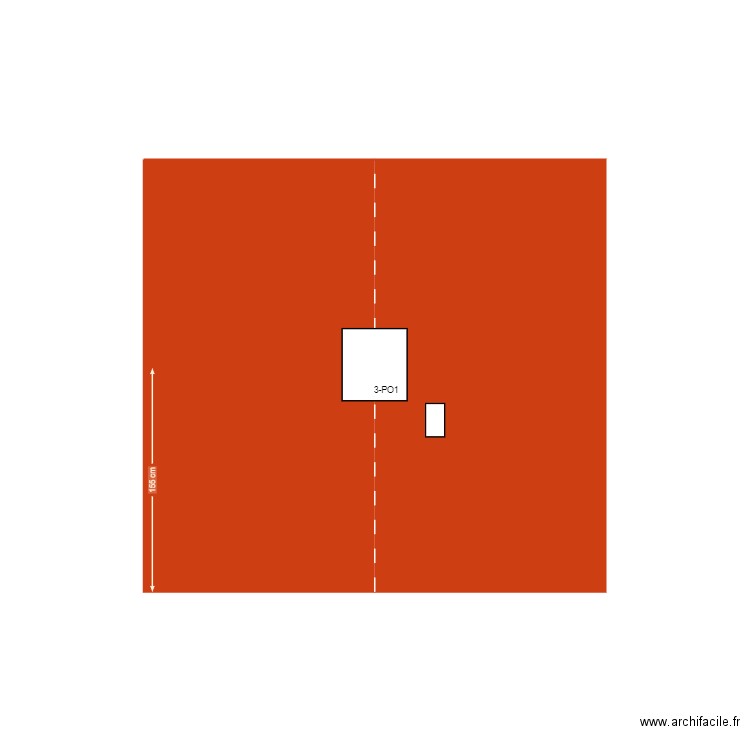 Mur Monticelli. Plan de 0 pièce et 0 m2