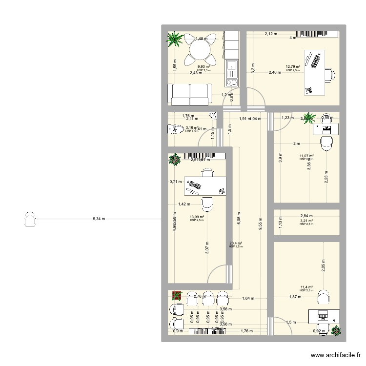cabinet11. Plan de 0 pièce et 0 m2 cabinet11. Plan de 0 pièce et 0 m2