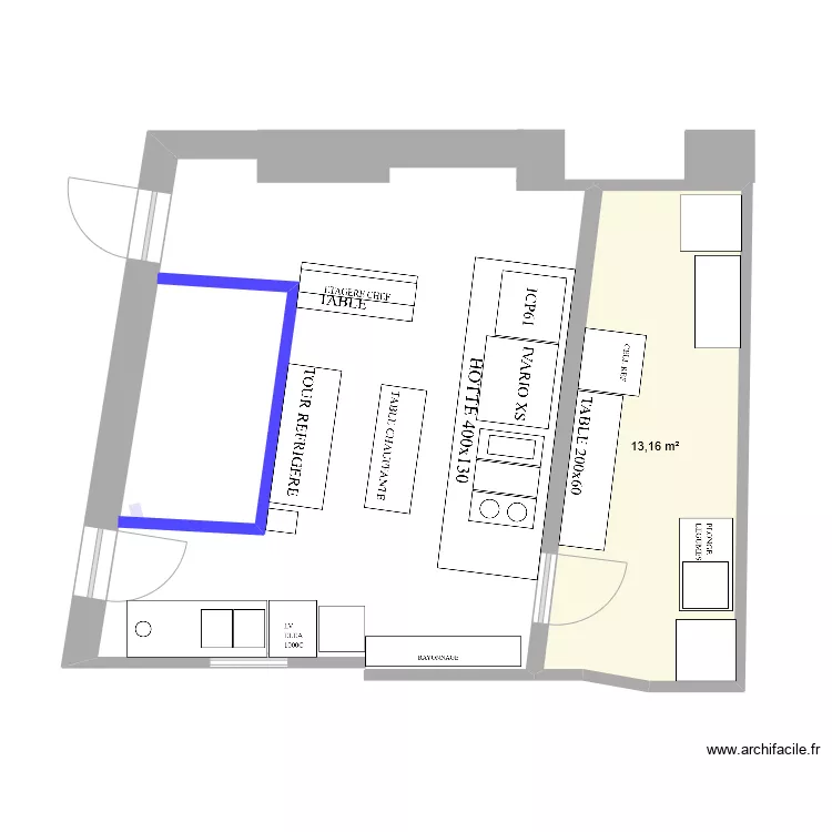 OSTAL CHRISTOL. Plan de 