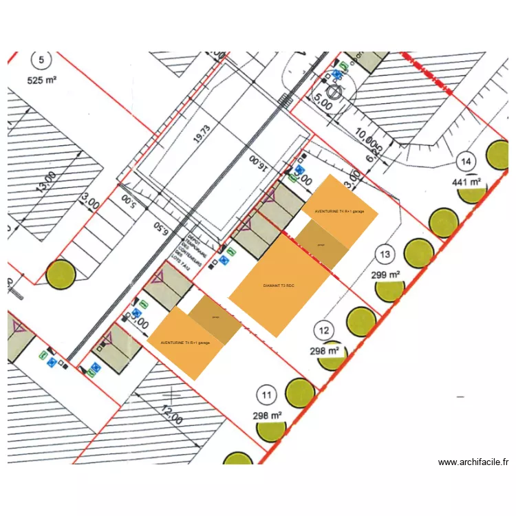 Aubigny les Clouzeau (clos pont ravaud). Plan de Aubigny les Clouzeau (clos pont ravaud). Plan de