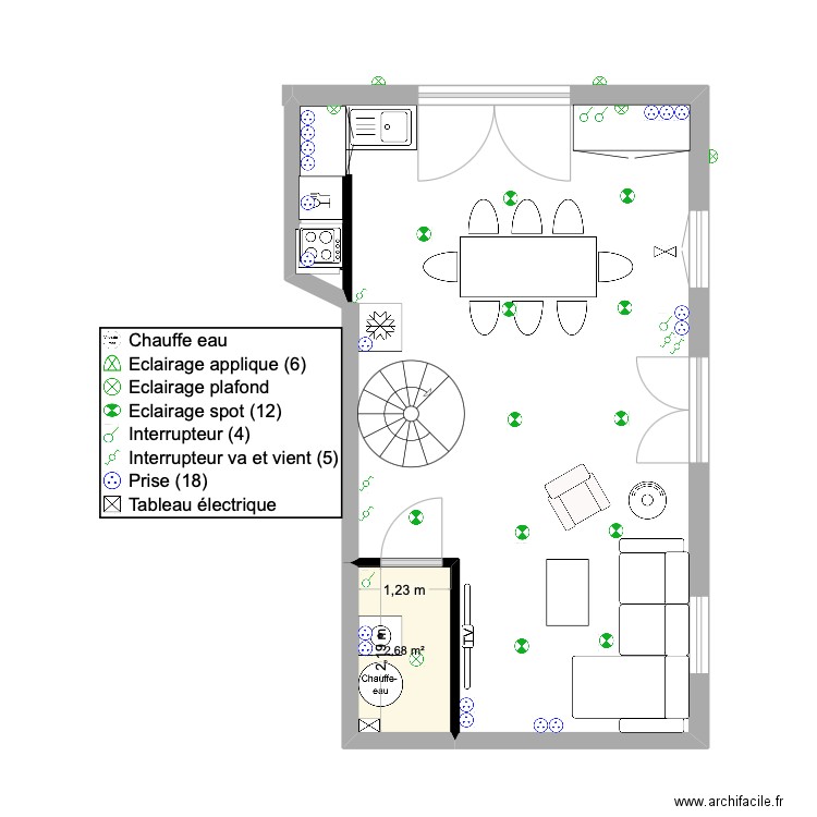 dépendance riz de jardin. Plan de 0 pièce et 0 m2