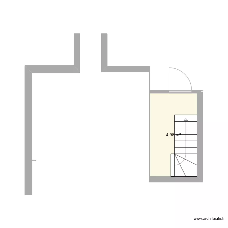 plan_la_salvetat. Plan de 1  et 5 m²