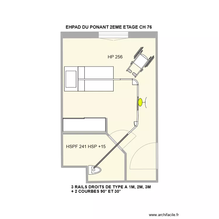 EHPAD DU PONANT CH - 76. Plan de 