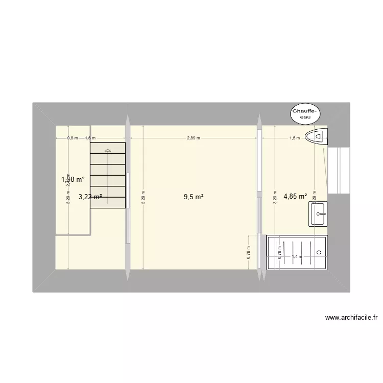 APPARTEMENT + ETAGE PLOMBERIE. Plan de APPARTEMENT + ETAGE PLOMBERIE. Plan de