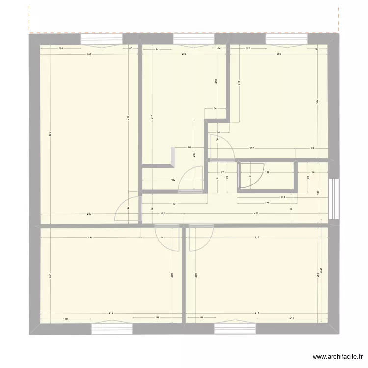 Erasme_vf. Plan de 8  et 133 m²