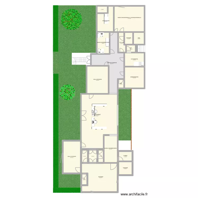 ISSOIRE. Plan de 23  et 288 m²
