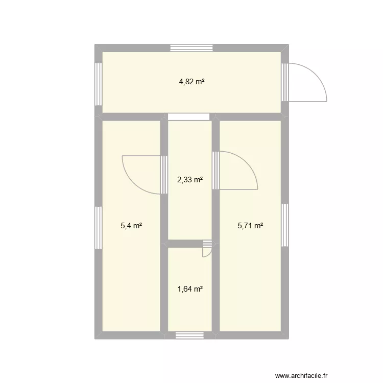 mon projet 1. Plan de 5 Pièces et 20 m² mon projet 1. Plan de 5 Pièces et 20 m²