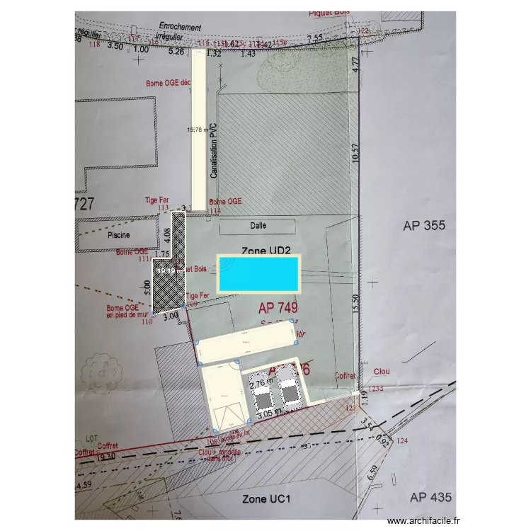 Amn&eacute;gement exterieur_v0.1. Plan de 