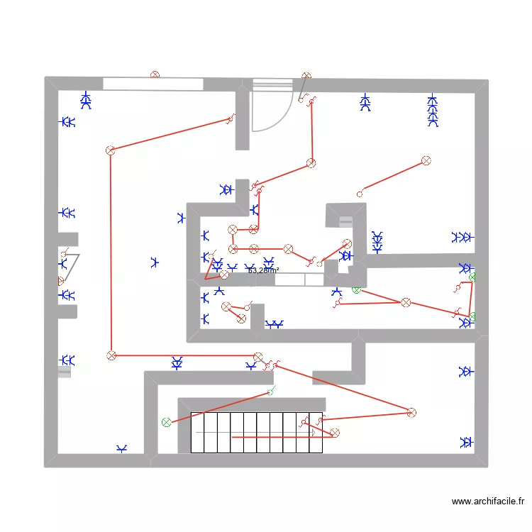 Gary garage. Plan de 