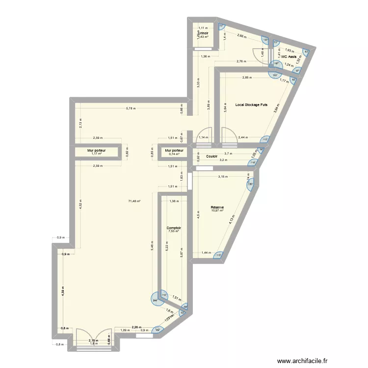 41yjhyjh. Plan de 9  et 110 m²