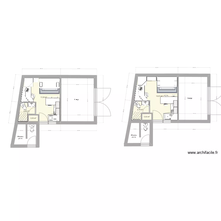 studio bureau 3. Plan de 