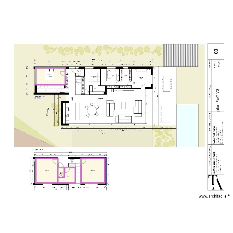 Gregory. Plan de 5 pièces et 51 m2