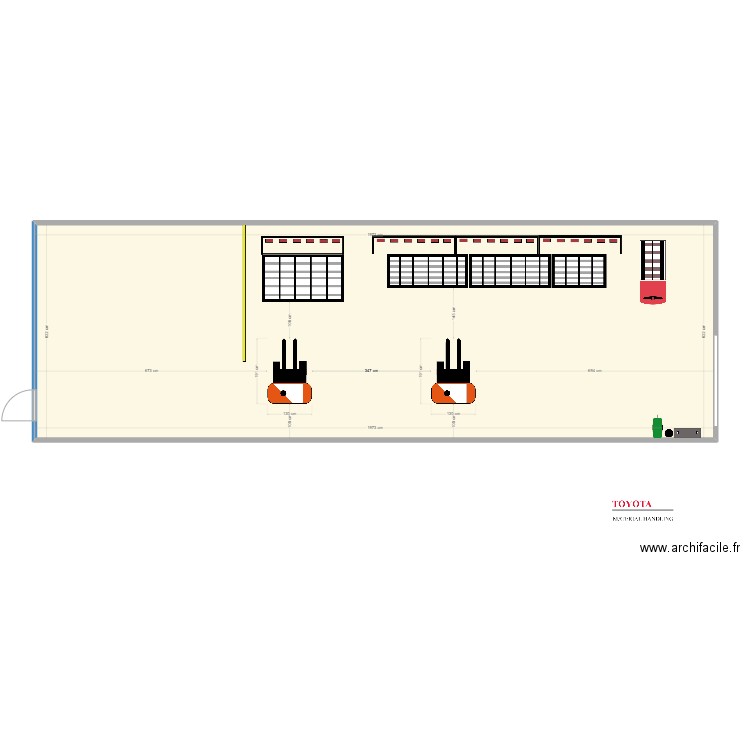 SDC CITE GOURMANDE AGEN. Plan de 1 pièce et 123 m2