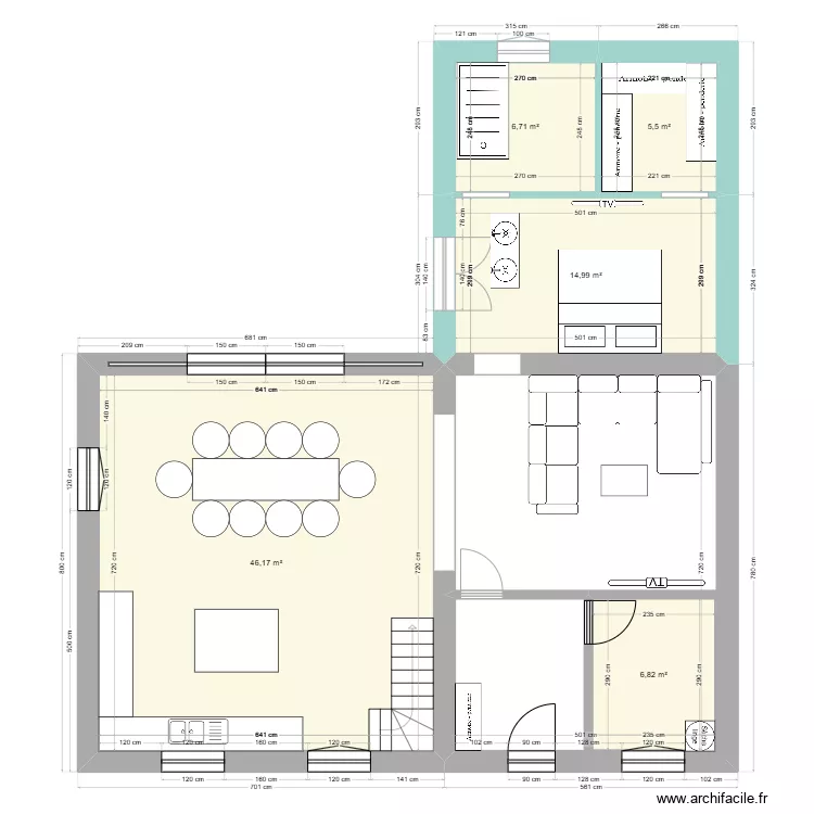 MAISON1. Plan de 