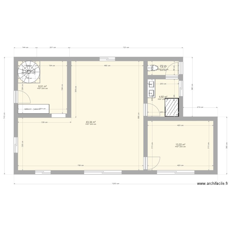 27.01.2024. Plan de 11 pièces et 149 m2