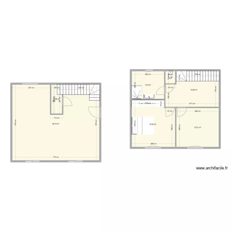 Maison Fleurieux RDC. Plan de Maison Fleurieux RDC. Plan de