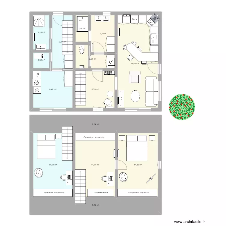 aménagement logement Vignette. Plan de aménagement logement Vignette. Plan de