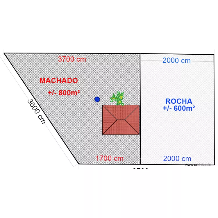 Terreno Machado. Plan de 