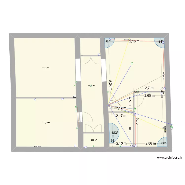 JOSPIN_COMBLES. Plan de 