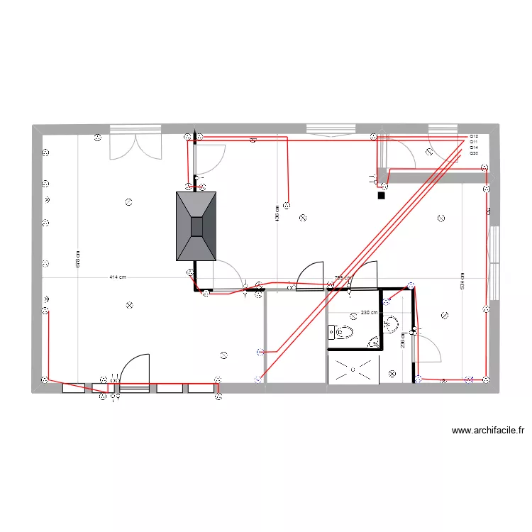 RDC CASTETS PC 1. Plan de 