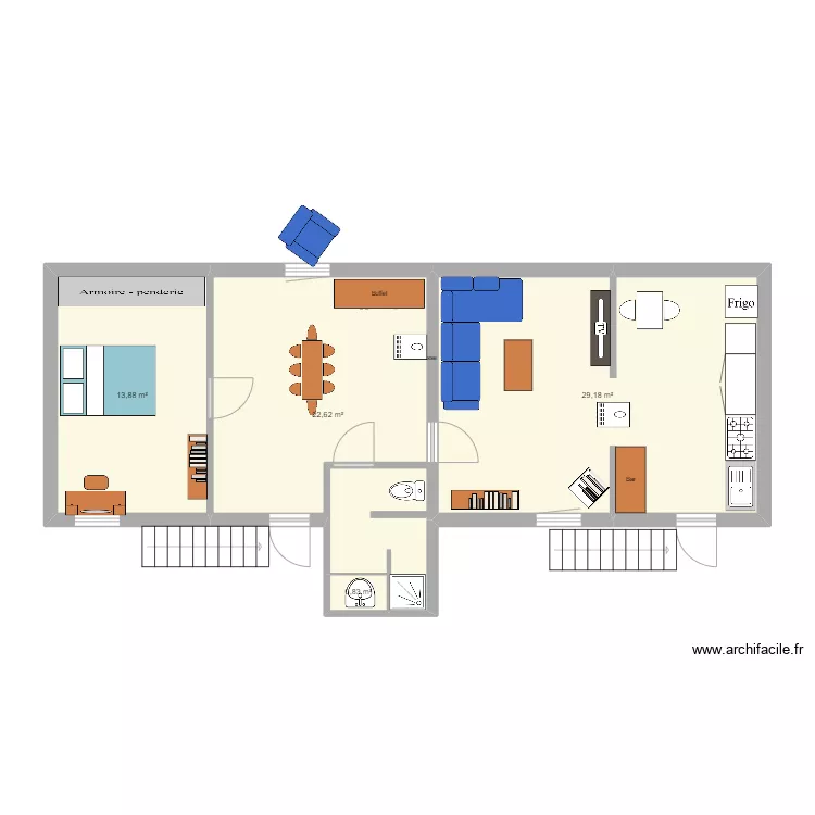 st pierre d'argen&ccedil;on bis. Plan de 