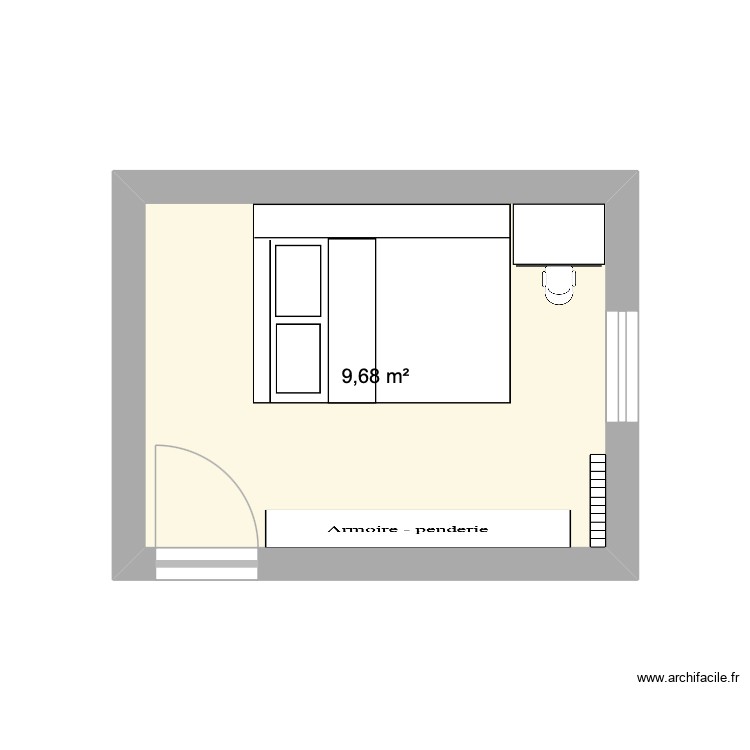 CHAMBRE. Plan de 0 pièce et 0 m2 CHAMBRE. Plan de 0 pièce et 0 m2