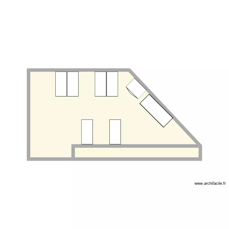 ENS réserve. Plan de 2 et 14 m² ENS réserve. Plan de 2 et 14 m²