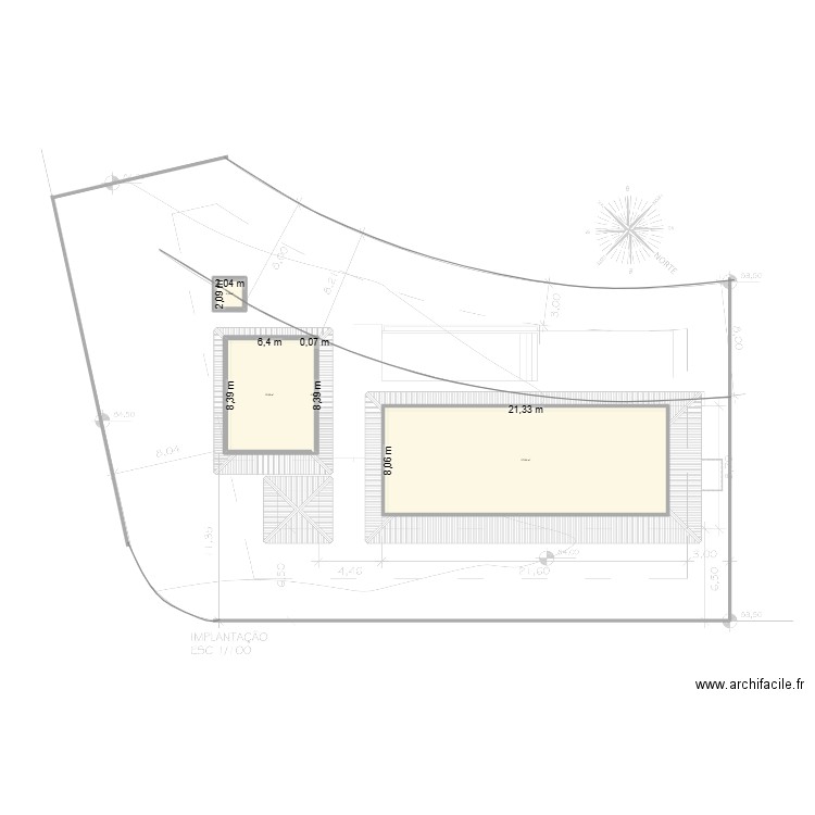Nato mod. Plan de 4 pièces et 230 m2