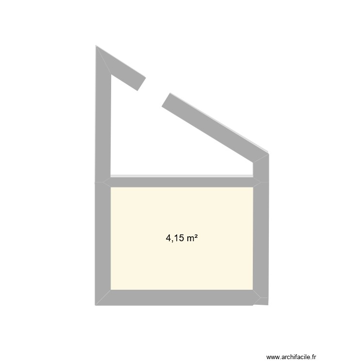 Etage studio. Plan de 0 pièce et 0 m2