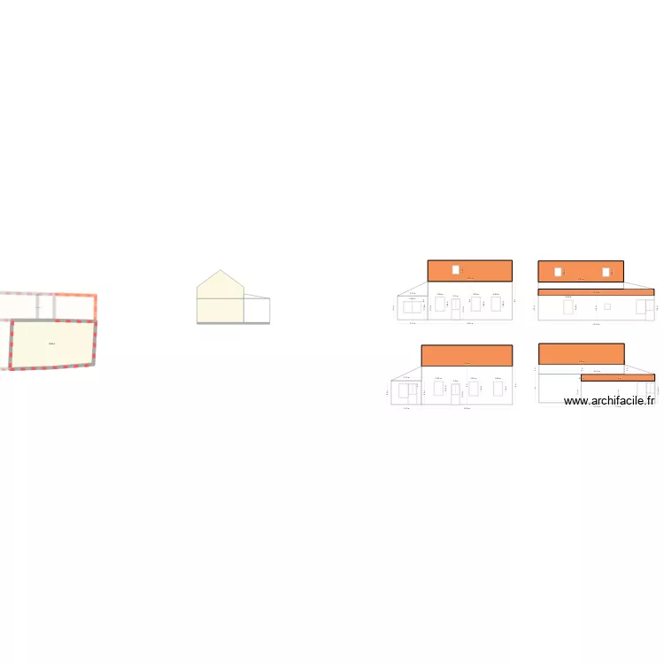 pla,. Plan de 5  et 120 m²