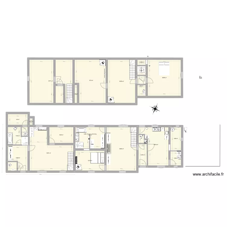 MAISON RDC hei. Plan de 