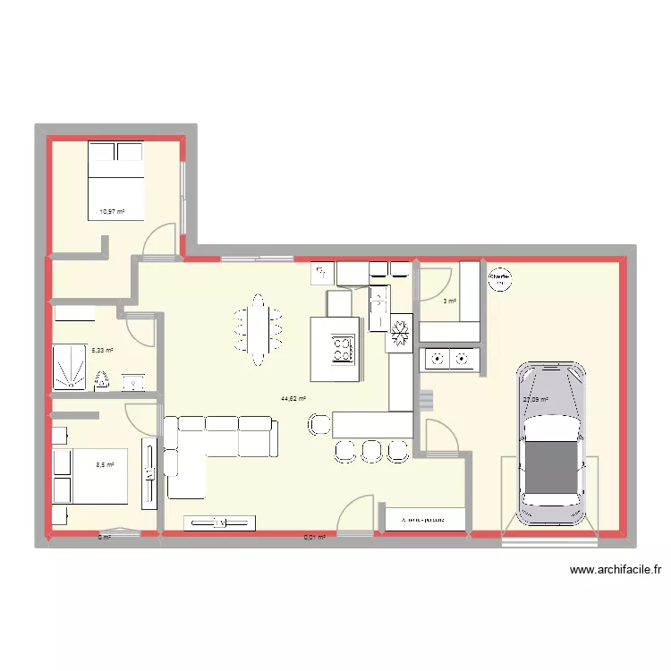 maison 1. Plan de 9 et 100 m² maison 1. Plan de 9 et 100 m²