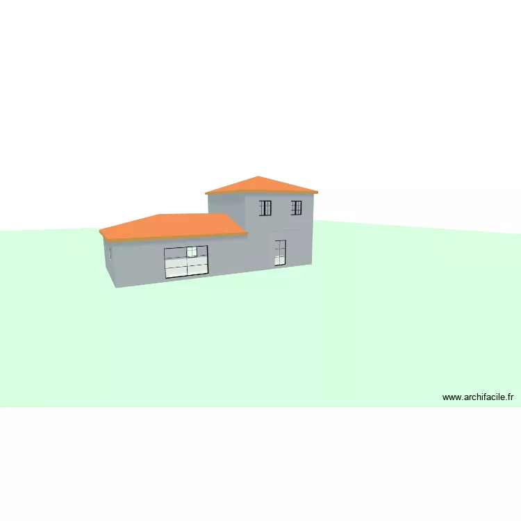 Maison Gar&eacute;oult &eacute;tage. Plan de 10 pièces et 147 m²