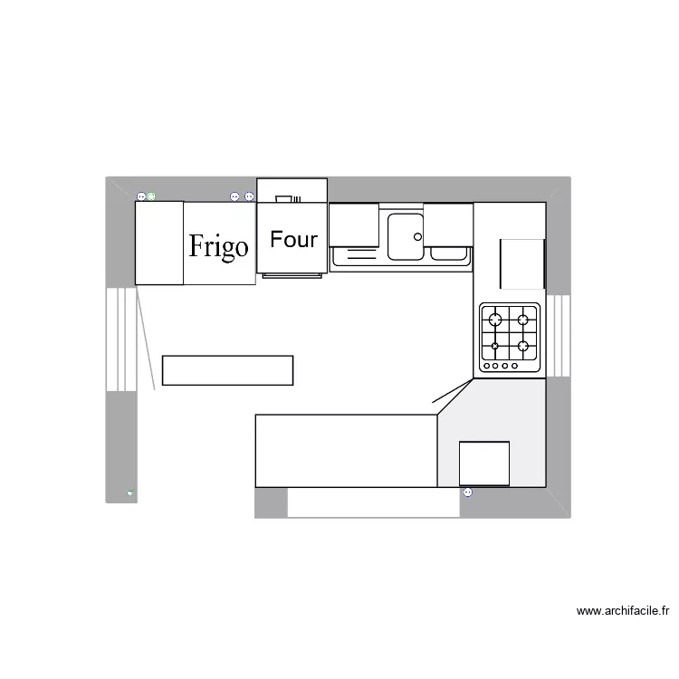 Cusine B. Plan de Cusine B. Plan de