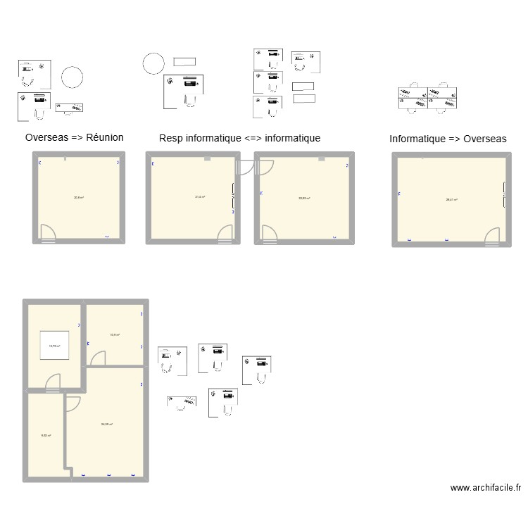 Déménagement 26. Plan de 8 pièces et 152 m2