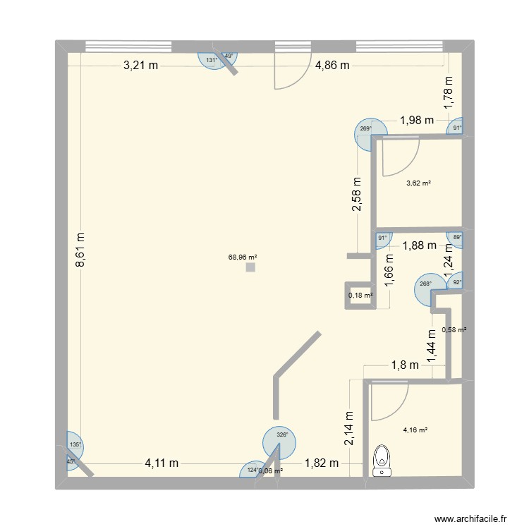 LOC. Plan de 0 pièce et 0 m2