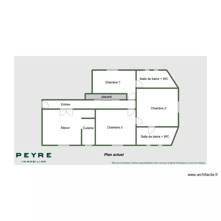  Plan actuel lot 112. Plan de 