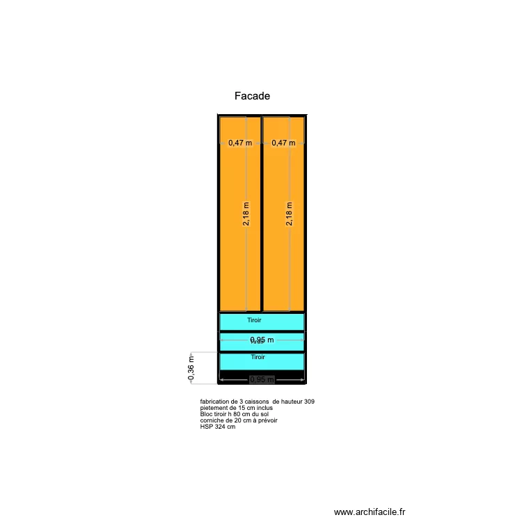 dressing ch 3 cassette. Plan de 5 et 3 m² dressing ch 3 cassette. Plan de 5 et 3 m²