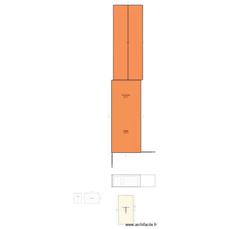 Garage 22/05 avec C&eacute;line. Plan de 3  et 145 m²