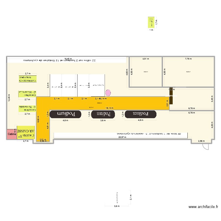 Mondo St Alban. Plan de 4 pièces et 441 m2