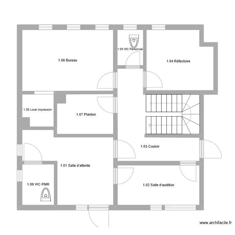 Tenneville RDC. Plan de Tenneville RDC. Plan de