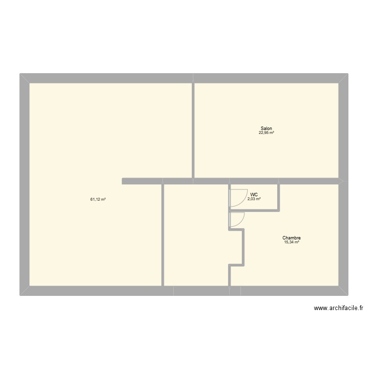 moulinet 1. Plan de 4 pièces et 101 m2