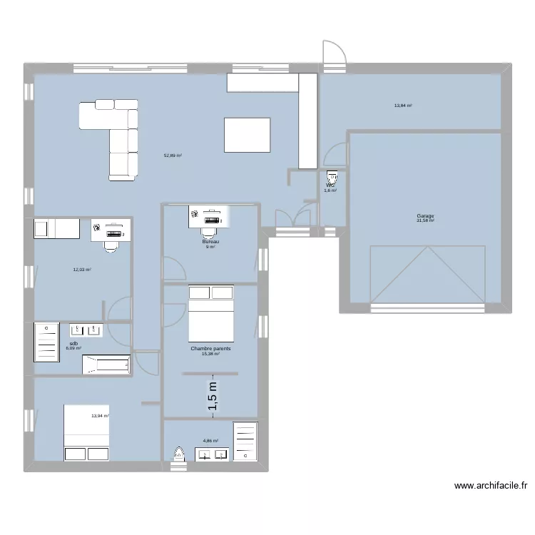 new plan. Plan de 11  et 167 m²
