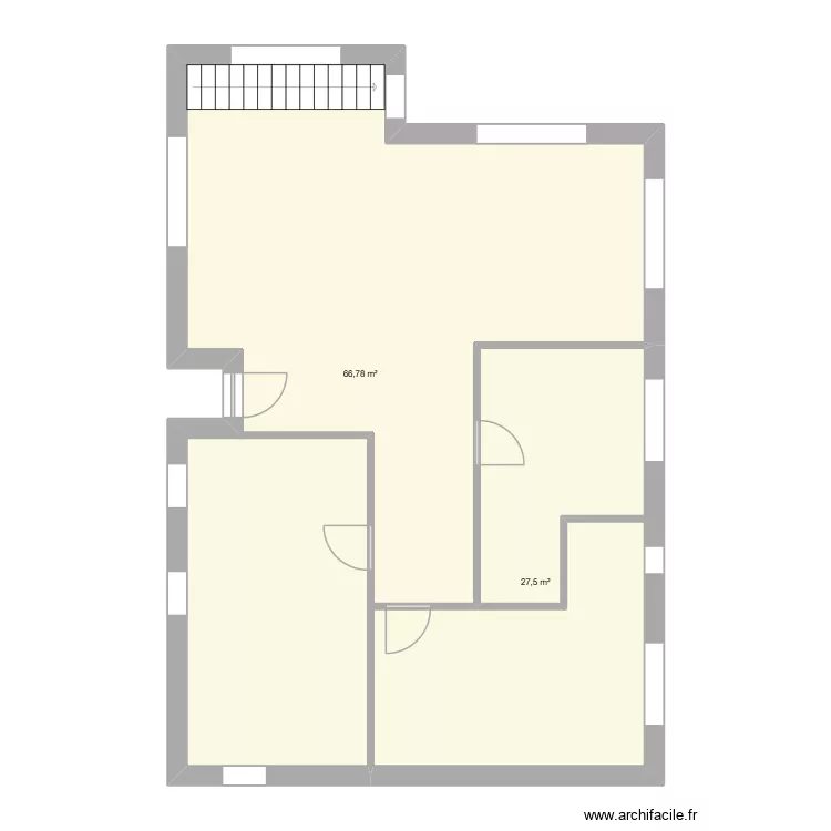 Vence 2. Plan de 2  et 94 m²