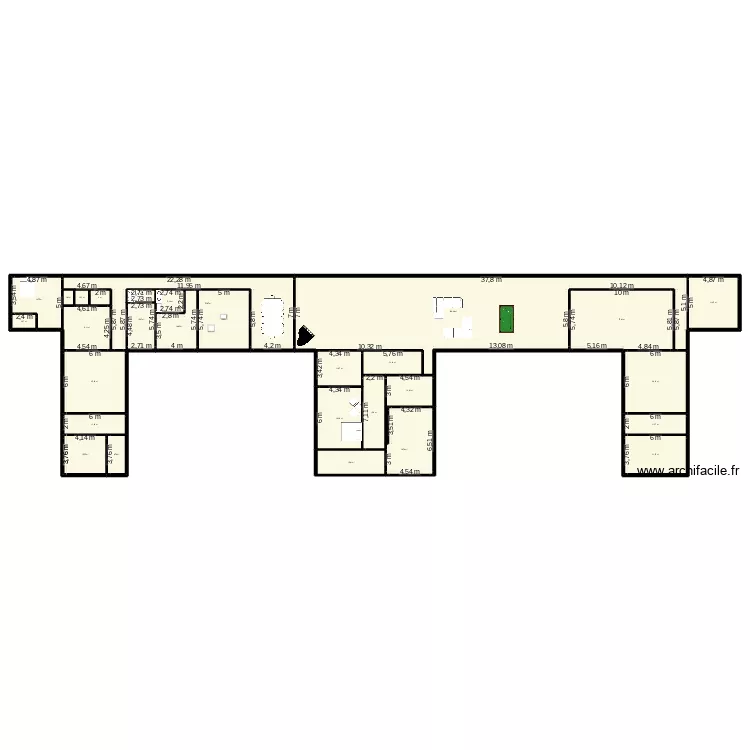 House Builder 1 Floor. Plan de 30  et 737 m²