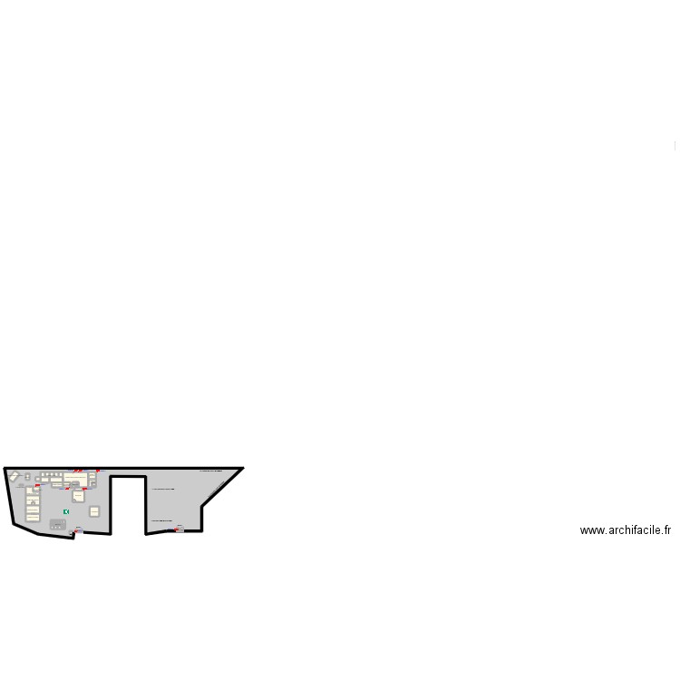 Videoprotection Fautras. Plan de 45 pièces et 537 m2