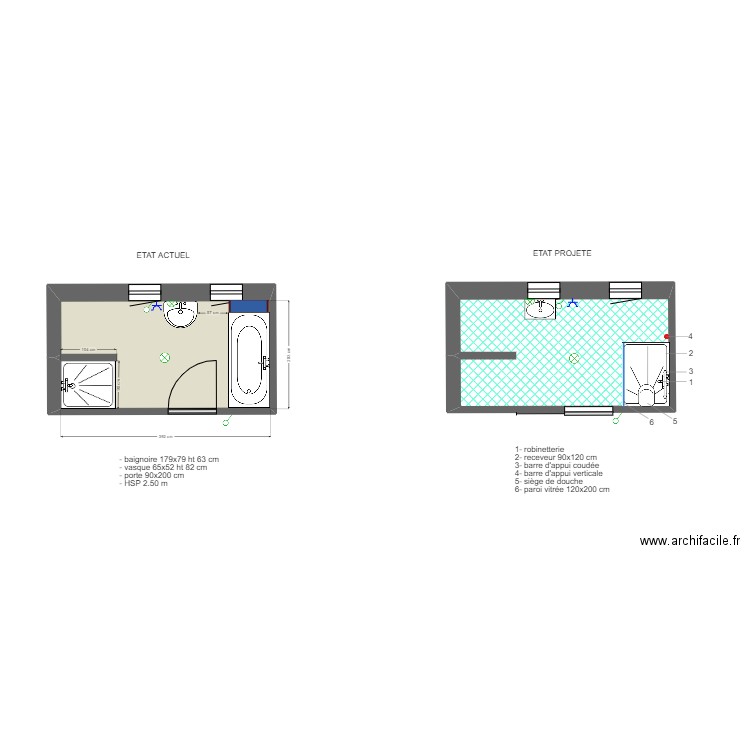 GUERAUD ADAPT. Plan de 2 pièces et 16 m2