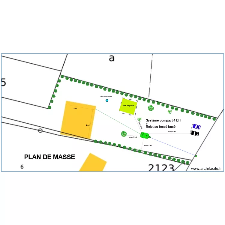 Gaujard. Plan de Gaujard. Plan de