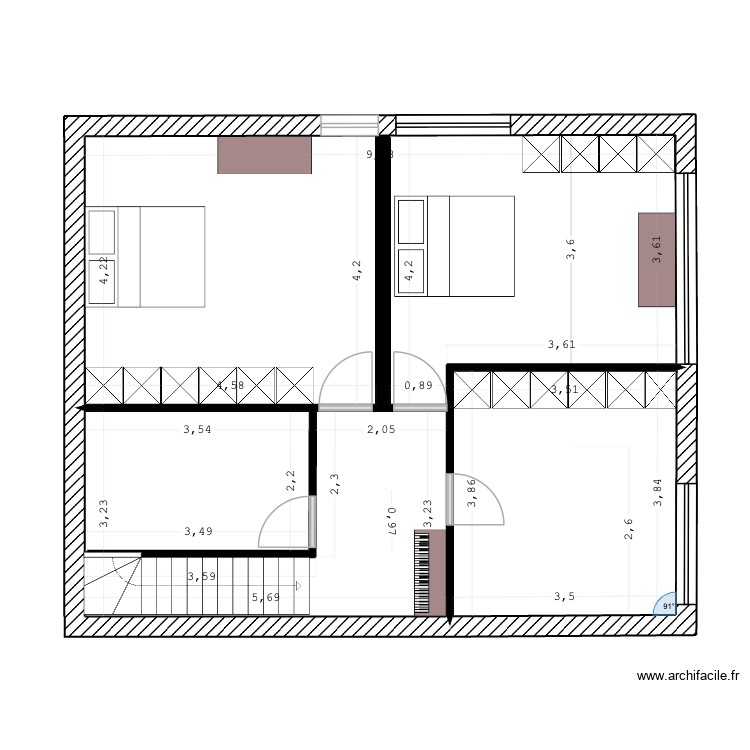 Hospices_ssol nuit_2. Plan de 0 pièce et 0 m2